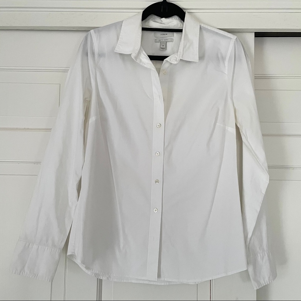 J. Crew white buttoned down